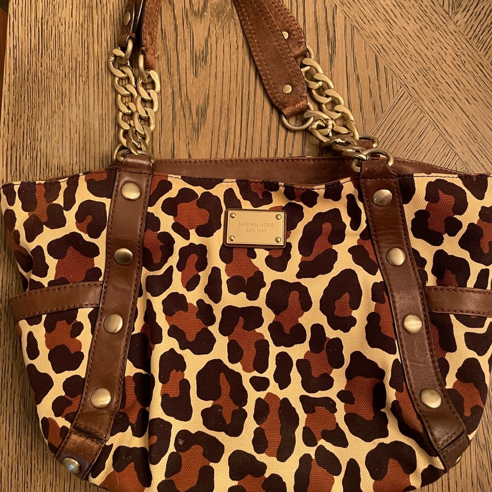 Michael Kors Leopard Purse
